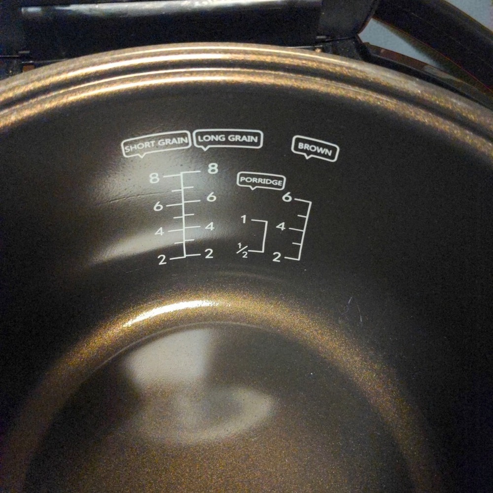 Yum Asia Sakura Rice Cooker 8 Cup 1.5L Ninja Ceramic Bowl YUMEN15US Black Silver - Picture 11 of 12